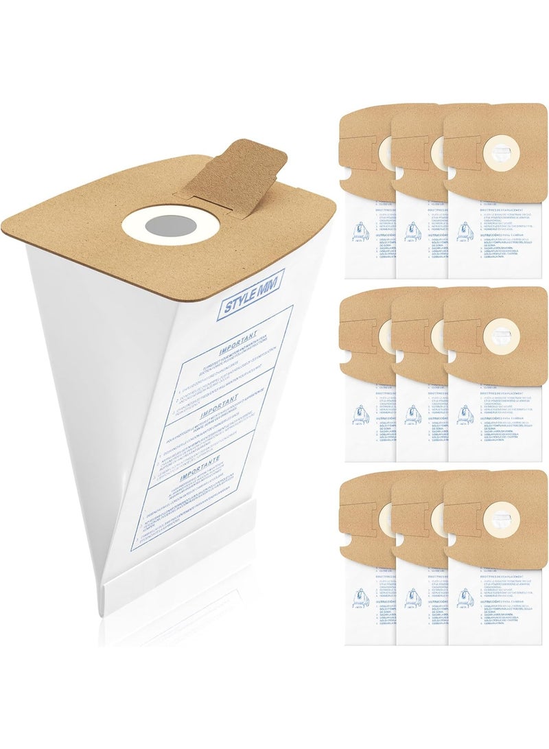 سيوسي Vacuum Bags for Mighty Mite, HEPA Filter Bags for Canister Vacuums, Style MM Replacement Bags Compatible with 3670/3680 Series, Fits Part 60295-60295C & 60296/60297A (10-Packs) - Image 1